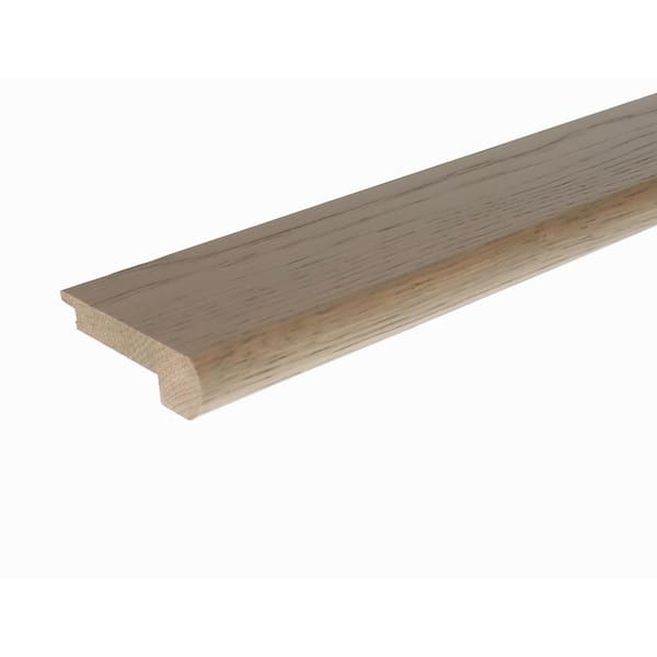 Pisa 0.375 in. Thick x 2.78 in. Wide x 78 in. Length Hardwood Trim Stair Nose