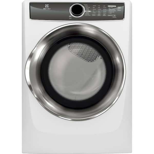 Electrolux 8.0 cu. ft. Electric Dryer with Steam in White, ENERGY STAR