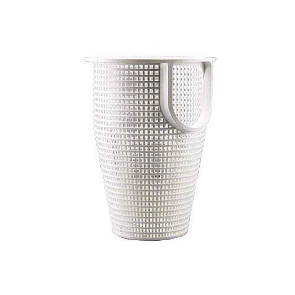 White Plastic Pool Pump Strainer Basket Replacement