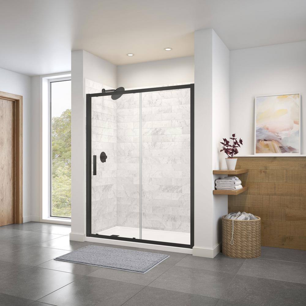 MAAX Connect 58.5 x 72 in. 6 mm Sliding Shower Door for Alcove ...