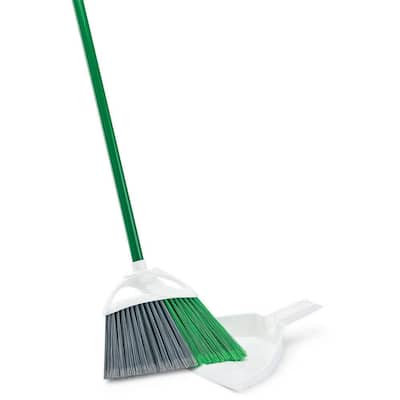 Broom And Dustpan Combo Set With Long Handle, For Home Kitchen Room Office  Lobby Floor Use Upright Household Broom, Dustpan Set - Temu