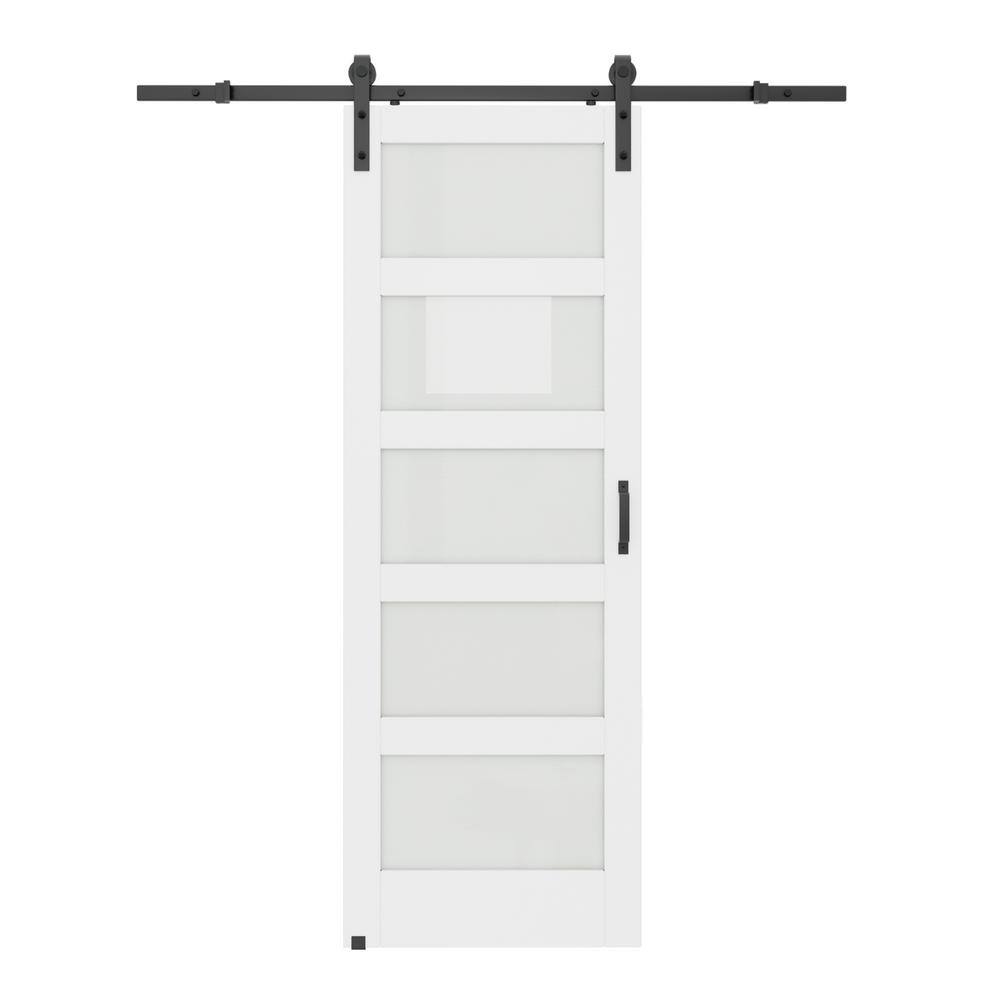 Reviews for ARK DESIGN 29 in. x 84 in. 5 Equal Lites with Frosted Glass