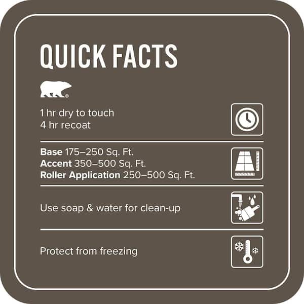1 gal. #DCS-835 Carob Semi-Transparent Flat Interior/Exterior Decorative Concrete Stain