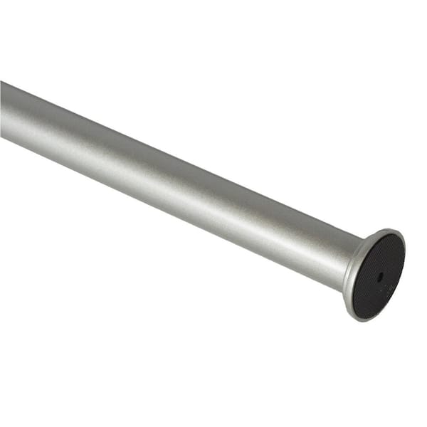 Urbanest Pulire 42 in. to 72 in. Adjustable 1 in. Dia Metal Tension Rod in Pewter