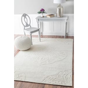 Strother Geometric Ivory 10 ft. x 14 ft. Area Rug