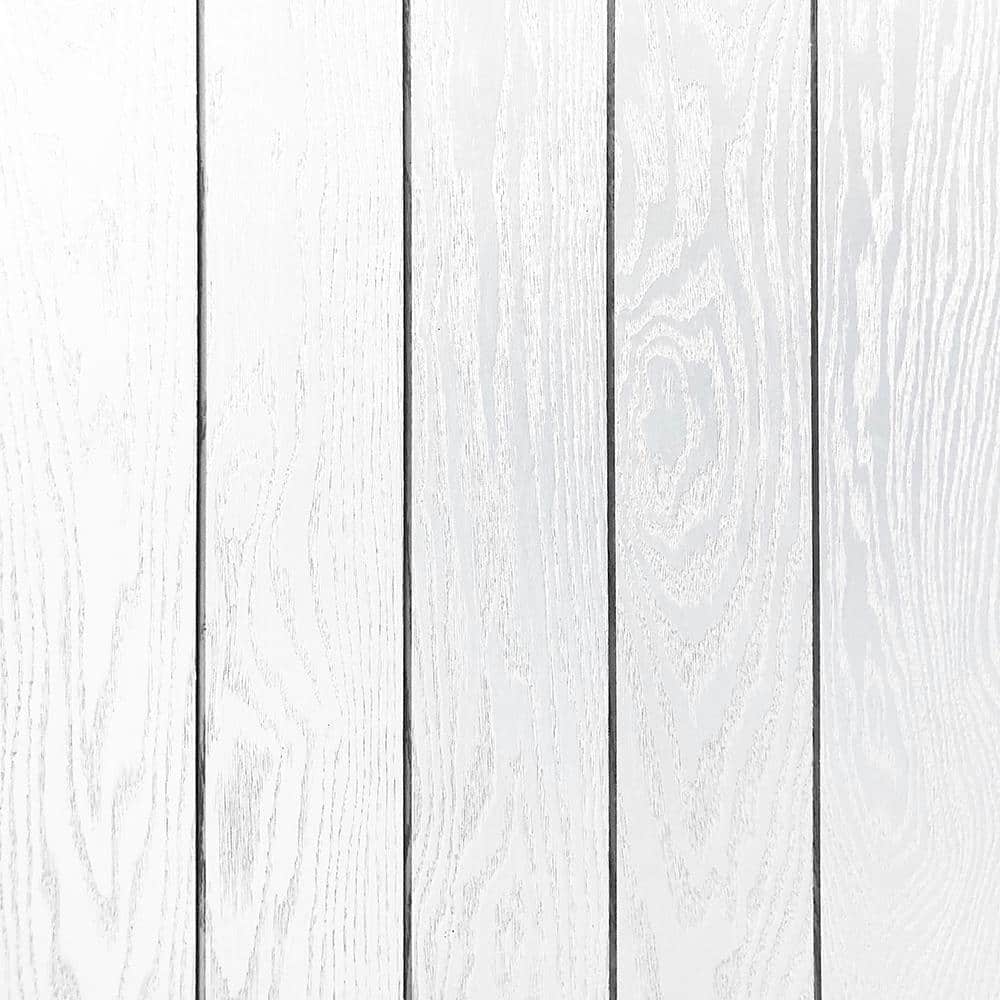 Classic White Oak Shiplap Decorative Wall Panels 6-Pack