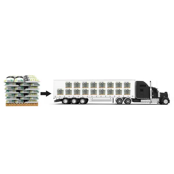 Snow Joe Melt 50 lb. Premium Environmentally Friendly Blend Ice Melter with CMA Truck Load (833-Pieces)