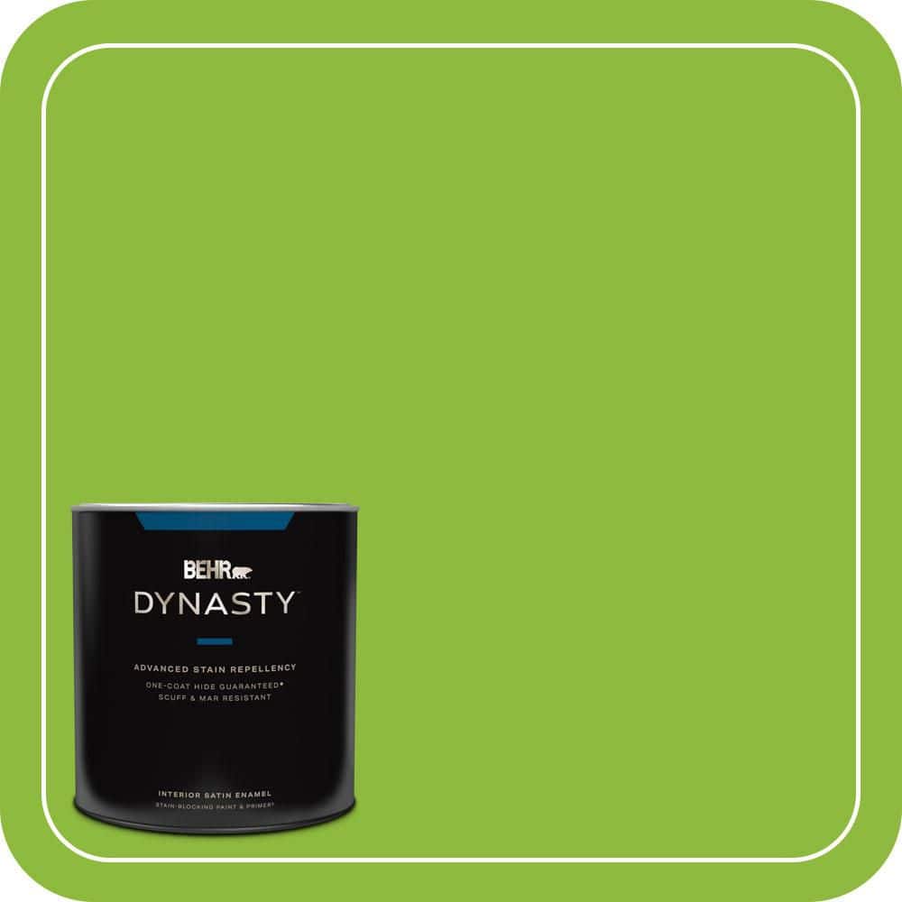1 qt. #S-G-420 Limeade Satin Enamel Interior Stain-Blocking Paint and Primer price history on PriceWatchPro