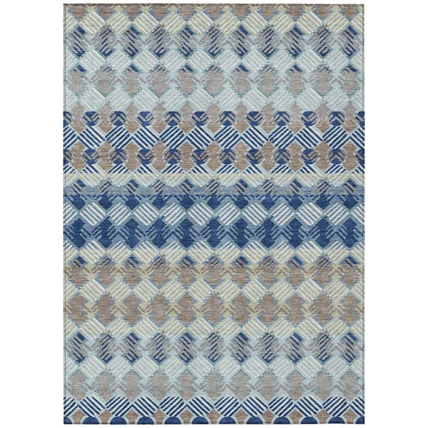 Chantille Machine Washable Indoor/Outdoor Abstract ACN2773 Baltic 10 ft. x 14 ft. Area Rug