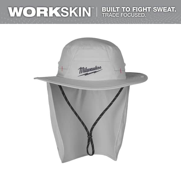 Small/Medium Gray WORKSKIN Sunshade Hat