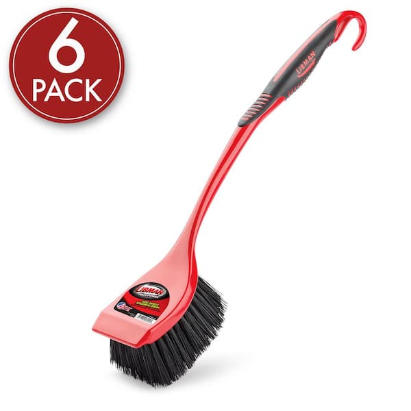 Long Handle Scrub Brush (6-Pack)