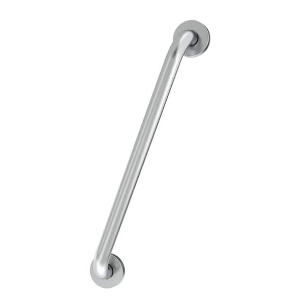16 in. Concealed Screw Safety Shower Grab Bars for Seniors Elderly Handicapped Brush Nickel