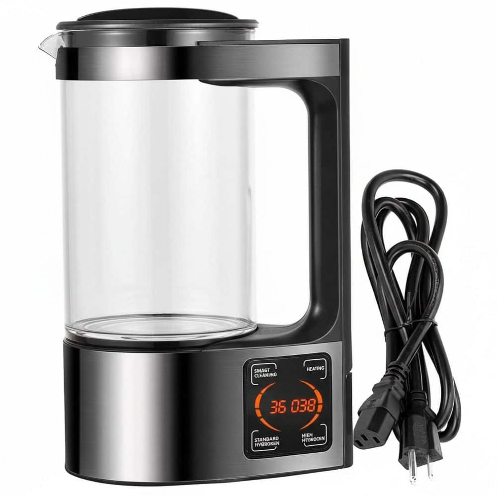 ウェア HYDROGEN Anqtovp 67.6 oz. Hydrogen Glass Water Generator Pitcher SPE PEM