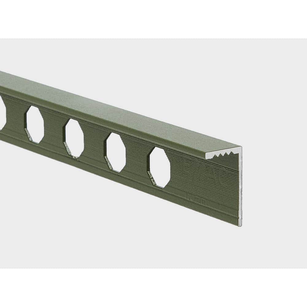 EMAC Novosuelo Olive Touch 3/8 in. x 98-1/2 in. L Aluminum Tile
