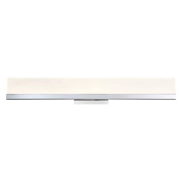 Eurofase Sole Collection 30-Watt Chrome Integrated LED Sconce