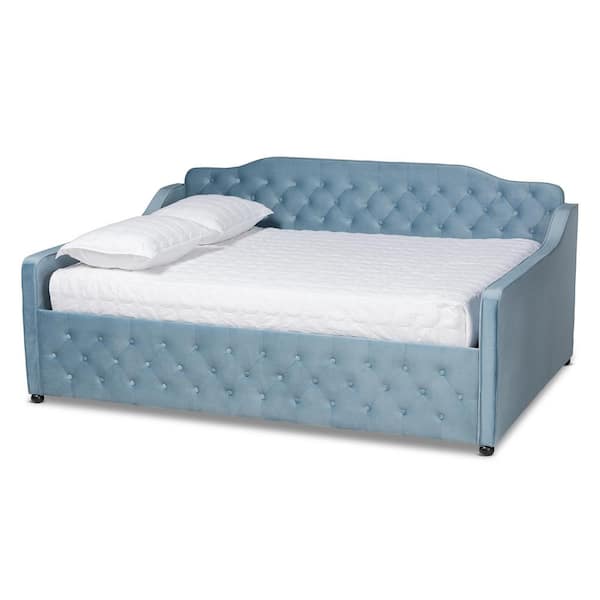 Baxton Studio Freda Light Blue Full Daybed