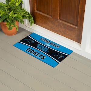 Doormat, Fishing Stories and Tall Tales Doormat 18 X 30, Outdoor/indoor,  Heavy Duty Recycled Rubber, Non-slip Backing, Spring, Fishing 