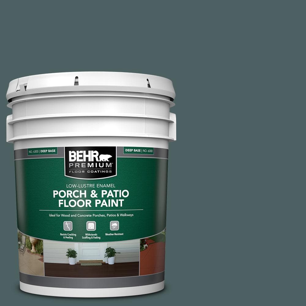 BEHR PREMIUM 5 gal. PPU1220 Underwater color LowLustre Enamel
