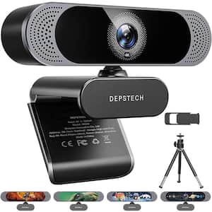4K USB Webcam with Autofocus in Black (1-Pack)