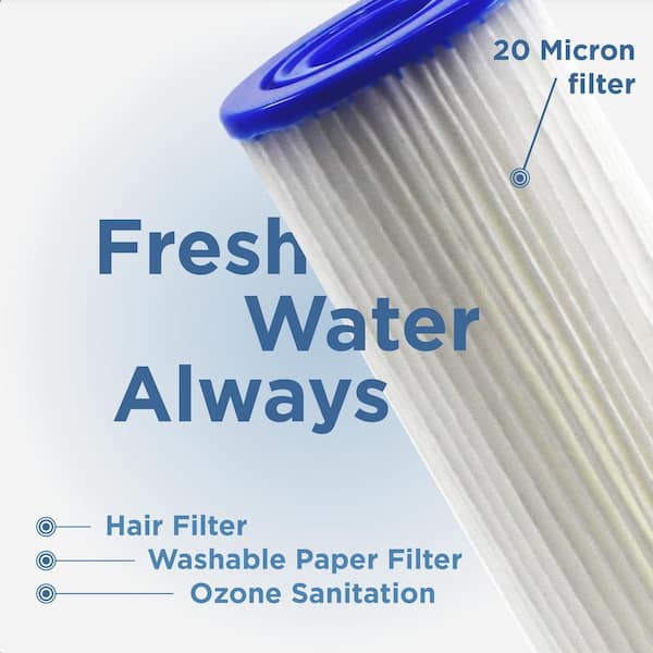 ALEKO Lumina Series 1-Person 0-Jet Vertical Cold Plunge and 1 HP