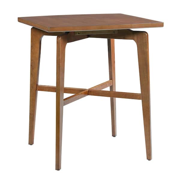CHRISTOPHER KNIGHT HOME Ambric 36.34 in. H Walnut Wood Square