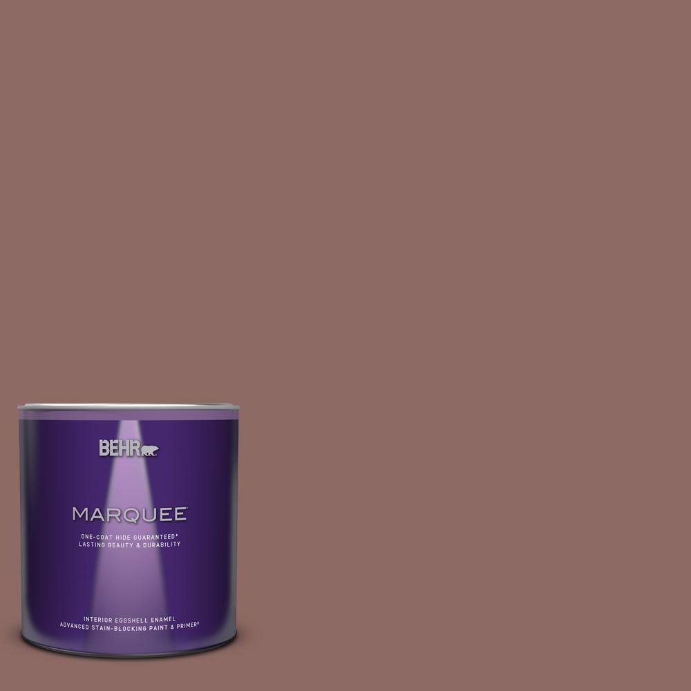 1 qt. #700B-5 Red Stone Eggshell Enamel Interior Paint & Primer
