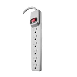 4 ft. 6-Outlet Power Strip with Overload Protection