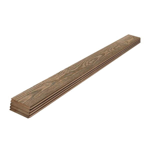 Edge 1 in. x 8 in. x 8 ft. Thermally Modified Back Country Pine Tongue and Groove Weathered Barn Wood Boards (4-Pack)