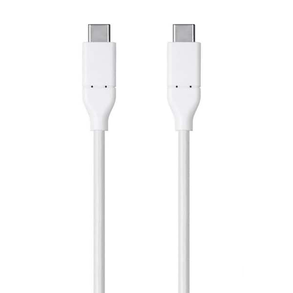 SANOXY 9.8 ft. Cables and Adapters; USB Type C to Type C 2.0 Cable - 480 Mbps, 3 Amp, 30/26AWG, White