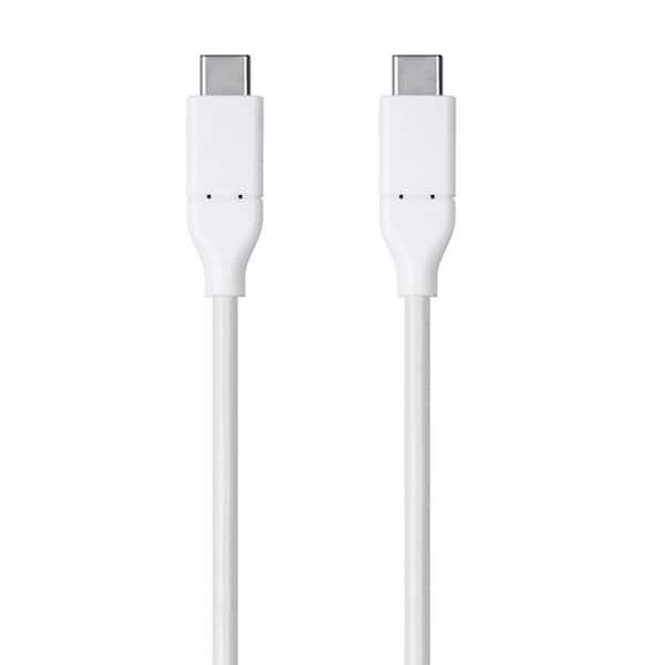 Sanoxy Cables and Adapters; USB Type C to Type C 2.0 Cable - 480Mbps, 3A, 30/26awg (6.6 ft), White