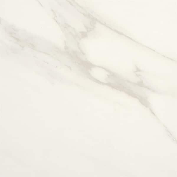 Daltile Selwyn 12 in. x 12 in. Bianco Calacatta Glazed Porcelain Floor and Wall Tile Sample