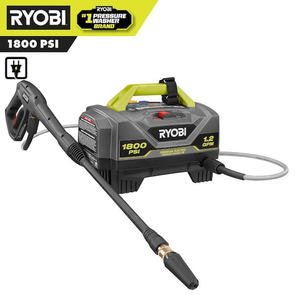 RYOBI 1800 PSI 1.2 GPM Cold Water Electric Pressure Washer