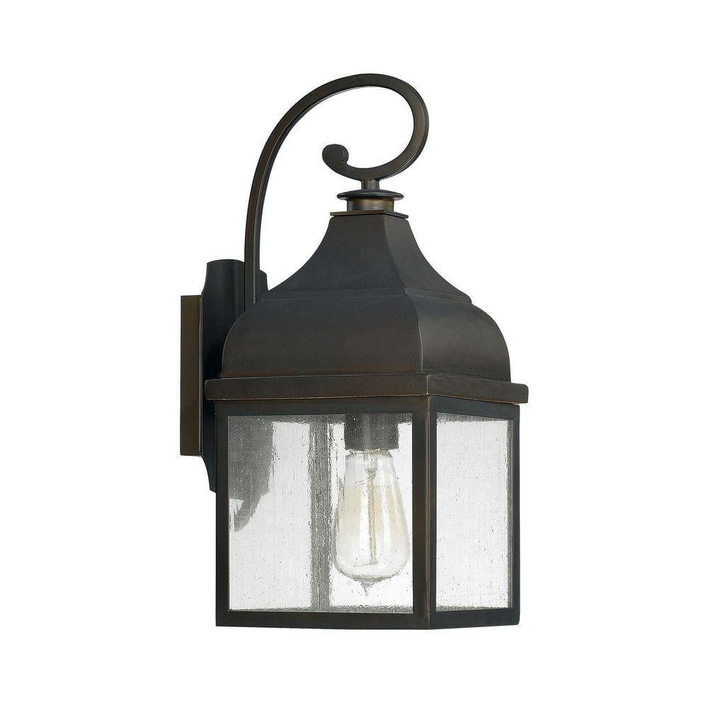 Westridge 16 in. Oiled Bronze Outdoor Hardwired Wall Lantern Sconce with No Bulb Included price history on PriceWatchPro