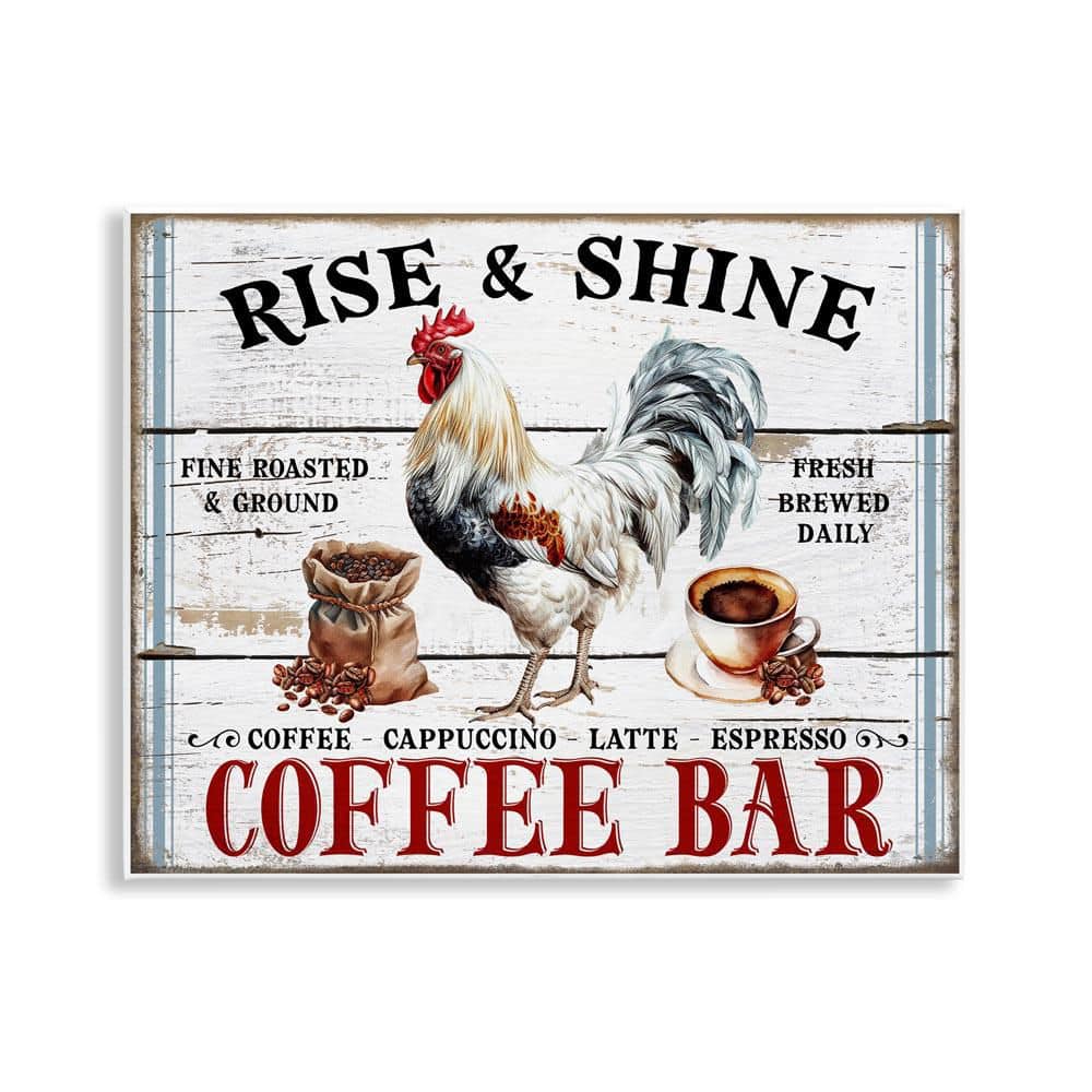Rise & Shine Coffee Bar by Creatif Belle Unframed Food Graphic Art Print 11 in. x 14 in. price history on PriceWatchPro