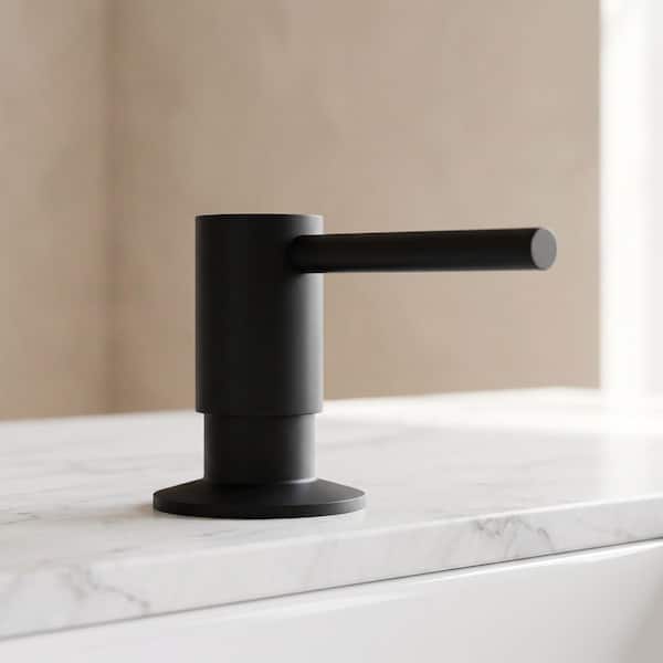 10 oz. Bolton Kitchen Soap Dispenser in Matte Black