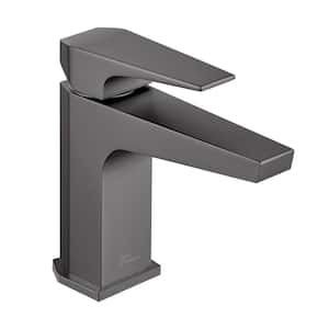 Voltaire Single-Handle Single-Hole Bathroom Faucet in Gunmetal Gray