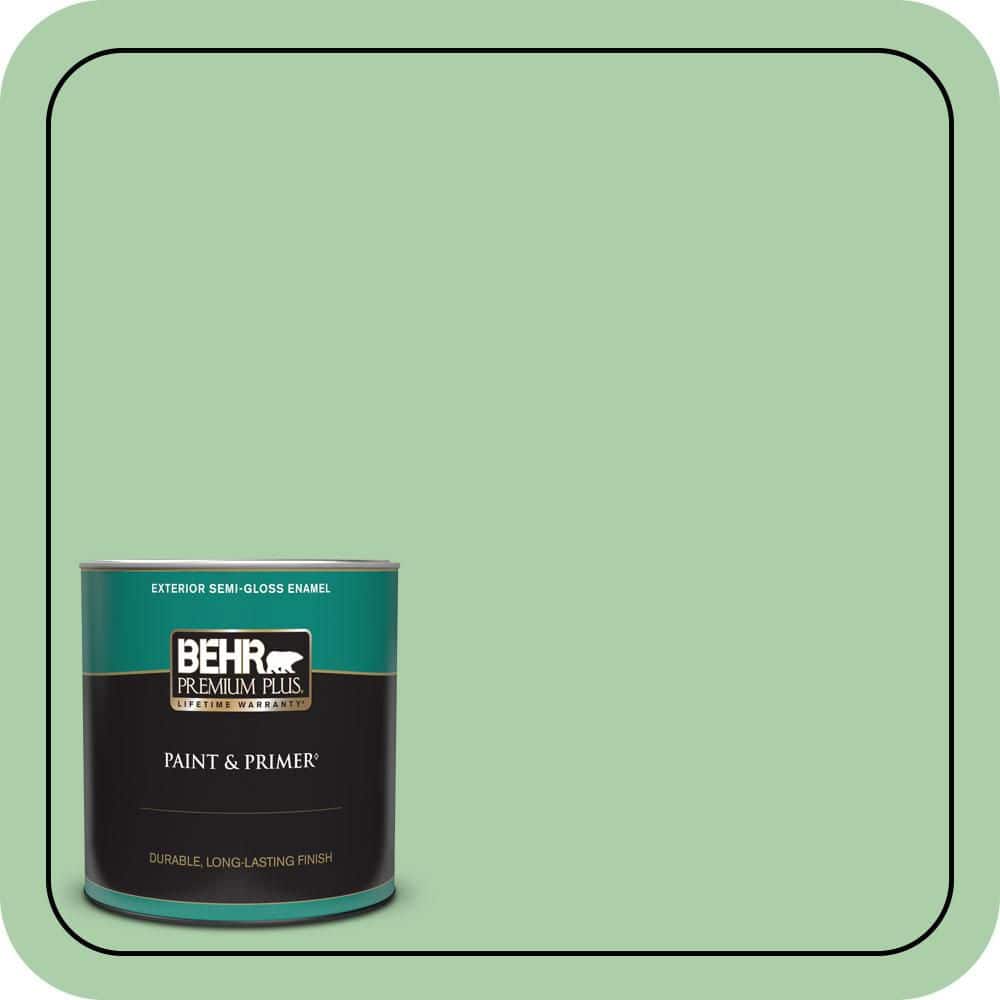 1 qt. #450D-4 Garden Room Semi-Gloss Enamel Exterior Paint & Primer price history on PriceWatchPro