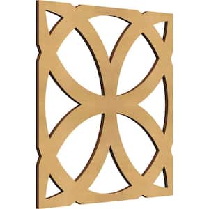11-3/8 in. x 11-3/8 in. x 1/4 in. Wood MDF Small Daventry Decorative Fretwork Wall Panels (10-Pack)