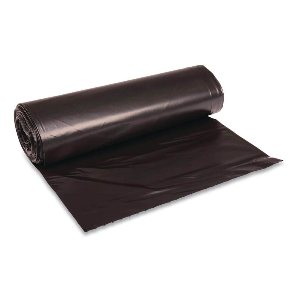 Aluf Plastics 55 Gal. Heavy-Duty Black Trash Bags for Rubbermaid Brute  Trash Cans (100-Count) 1.8 mil NY60Plus - The Home Depot