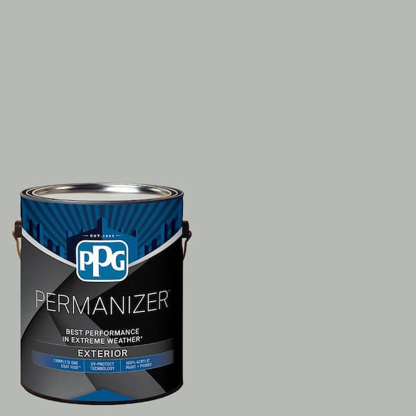 1 gal. PPG1009-4 Gray Stone Satin Exterior Paint