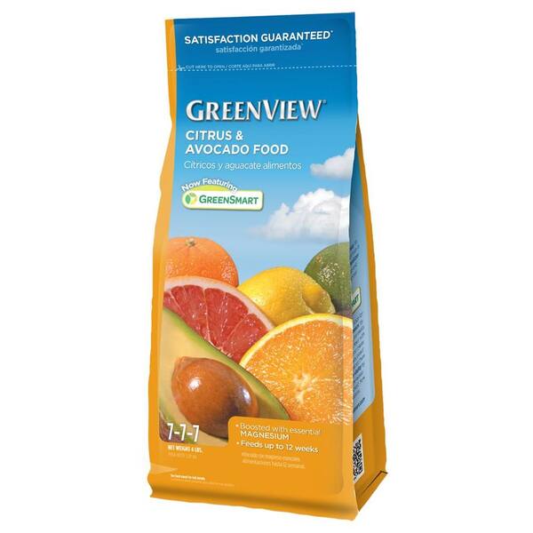 GreenView 4 lb. 7-7-7 Citrus Avocado Plant Food