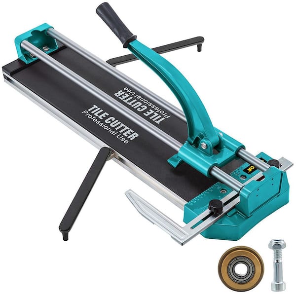 VEVOR 31 in. Manual Tile Cutter Double Rails Tile Cutter W/Alloy Cutting Wheel for Porcelain and Ceramic Tiles