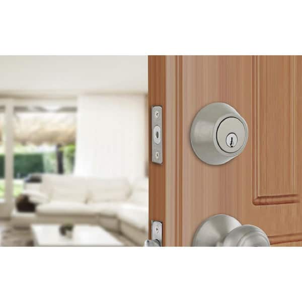 Satin Nickel Double Cylinder Deadbolt