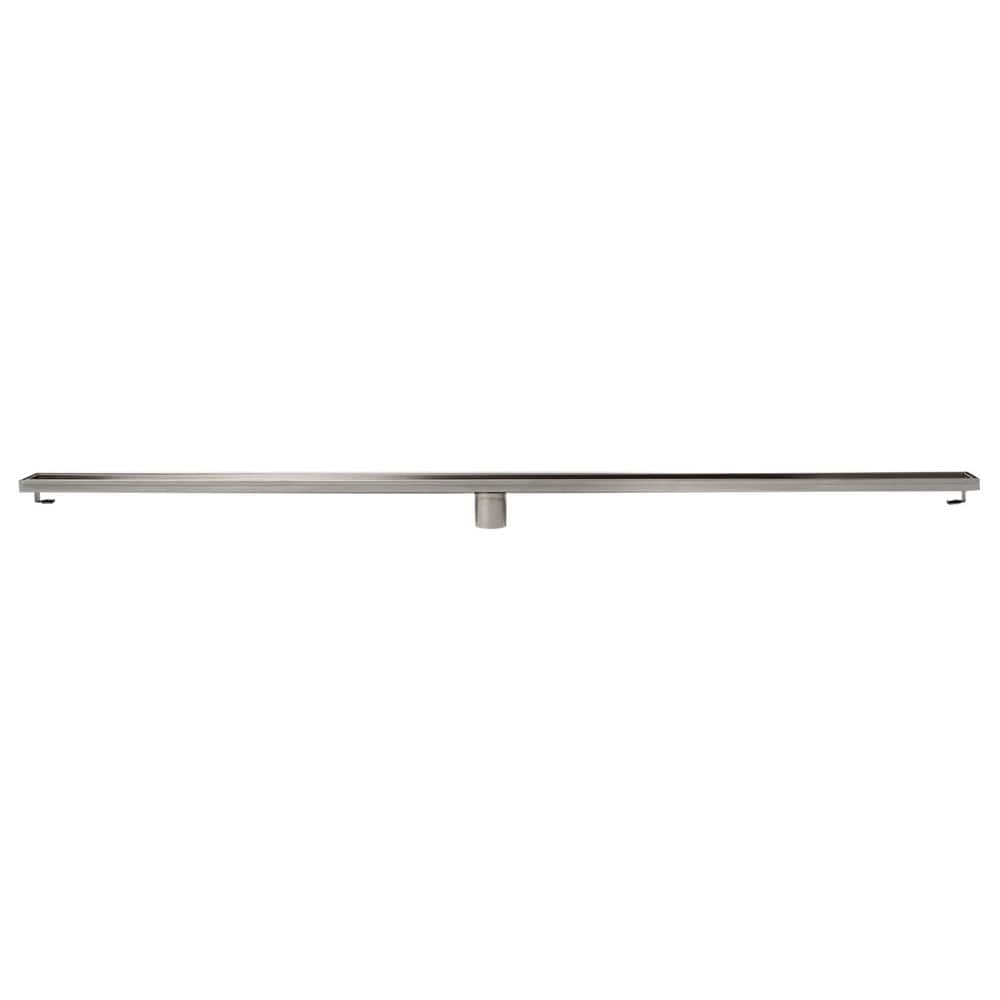 59'' Stainless Steel Linear Shower Drain with Removable Basket Strainer