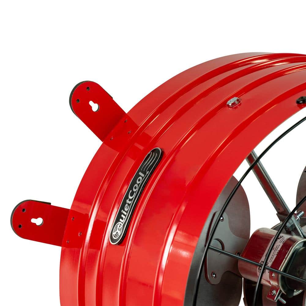 QuietCool Red Smart Attic Fan with App Control and Thermostat
