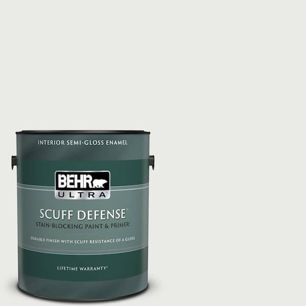 BEHR ULTRA 1 gal. Home Decorators Collection #HDC-CT-22G Chalk Dust Extra Durable Semi-Gloss Enamel Interior Paint & Primer