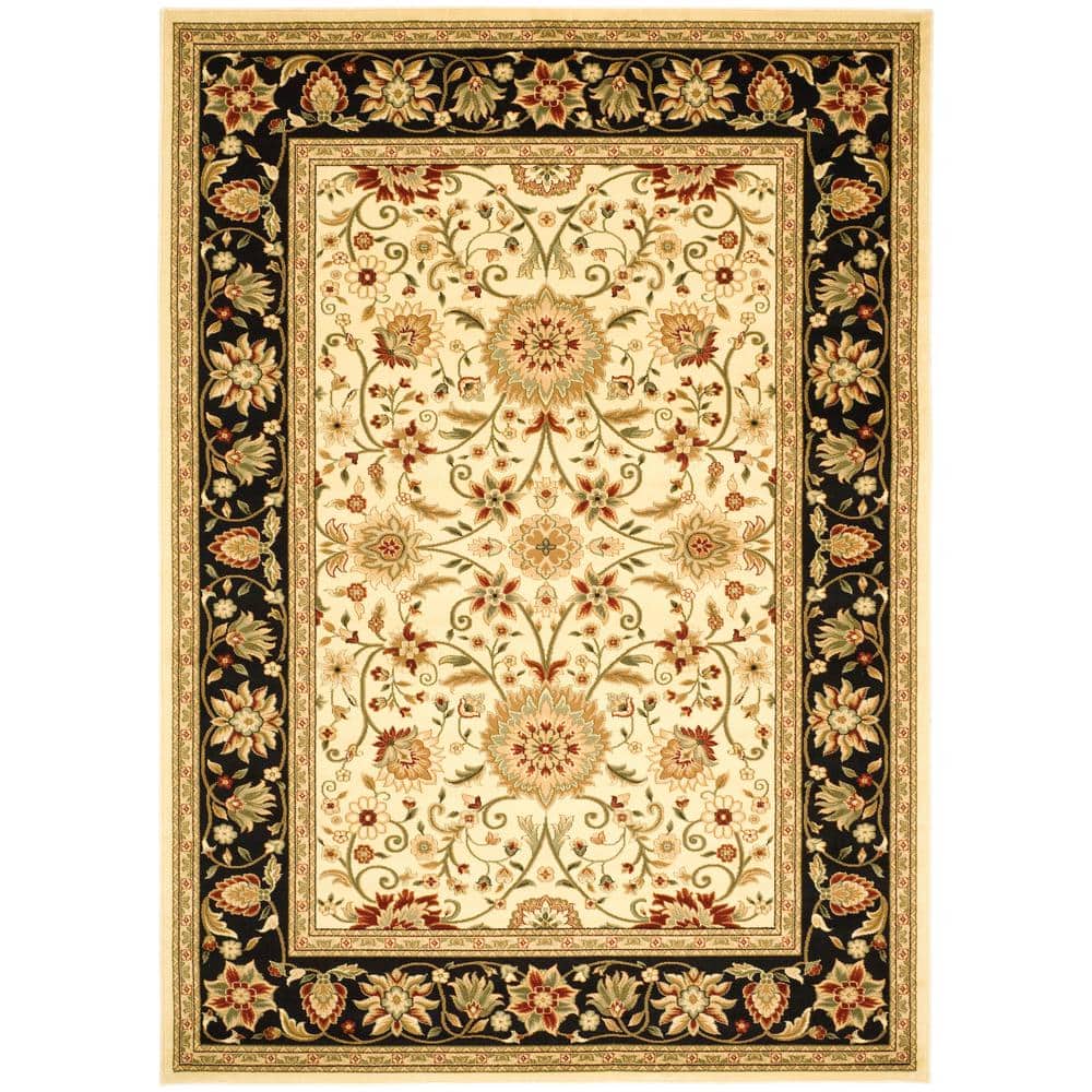Lyndhurst Ivory/Black 5 ft. x 8 ft. Border Area Rug price history on PriceWatchPro