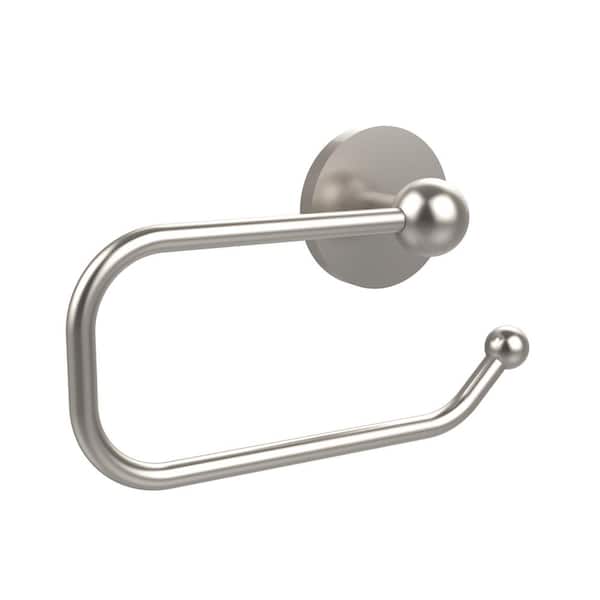 Allied Brass Prestige Skyline Collection European Style Single Post Toilet Paper Holder in Satin Nickel