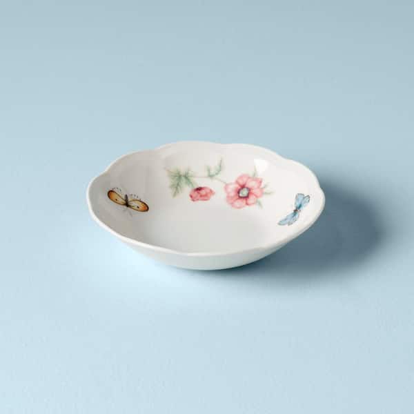 Lenox Butterfly Meadow 20 oz. Porcelain Multi Color All Purpose Bowl 806735  - The Home Depot