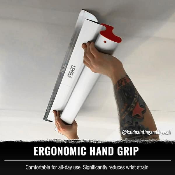 LEVEL5 10 in. Skimming Blade with 49 to 87 in. Extension Handle and Handle Adapter